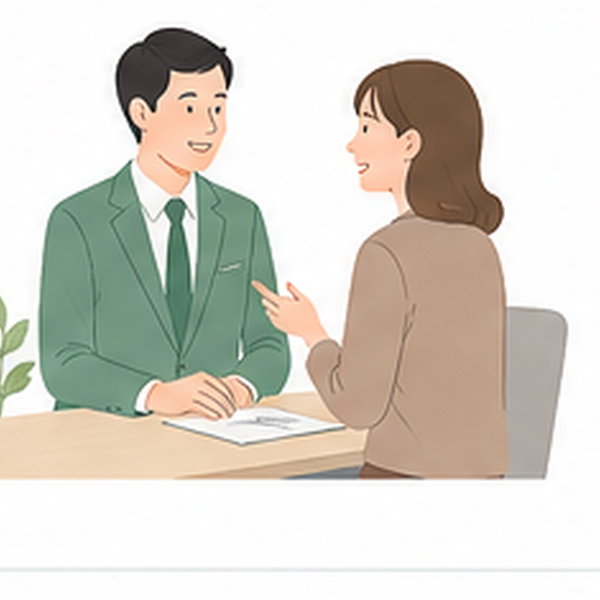 見学相談イラスト