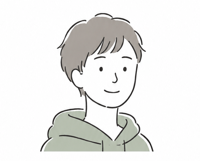 20代男性のイラスト