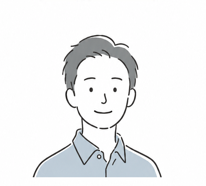 40代男性のイラスト